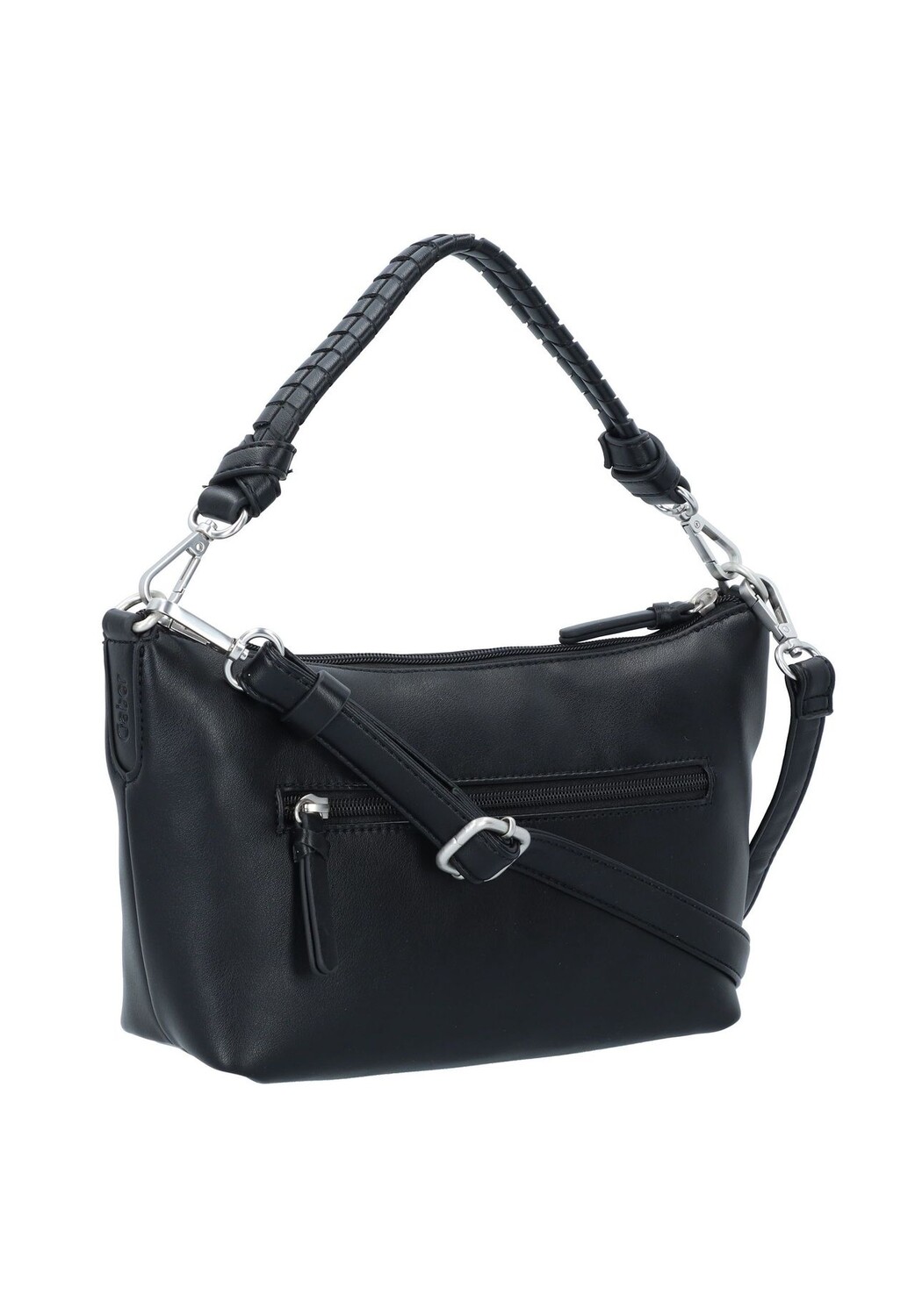 Женская сумка через плечо из искусственной кожи на молнии Gabor, черный 
Женская сумка через плечо из искусственной кожи на молнии Gabor, черный