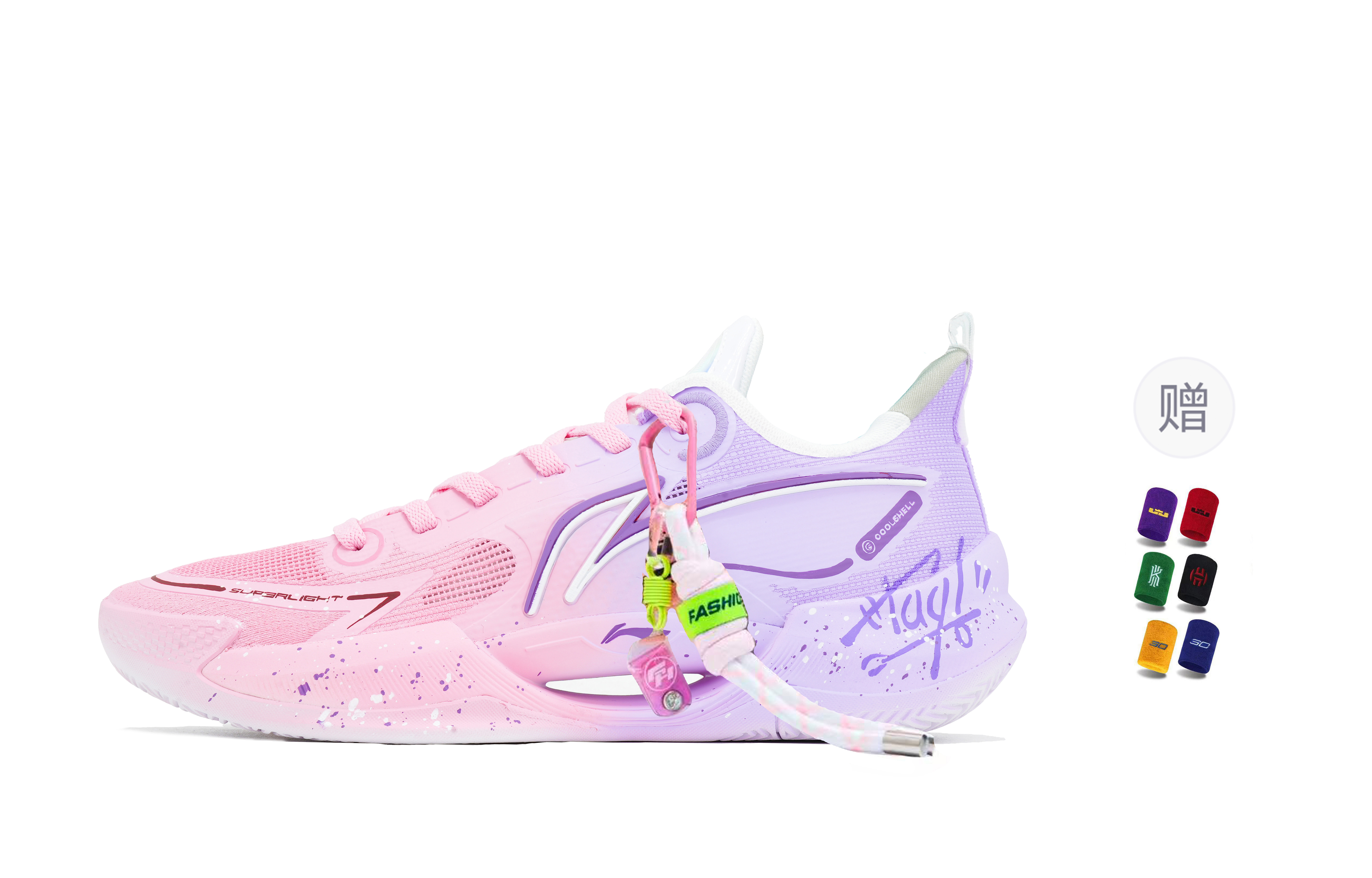 LINING Баскетбольные кроссовки Super Light V2 с амортизацией, противоскользящие, износостойкие, низкие, мужские, розовые
LINING Баскетбольные кроссовки Super Light V2 с амортизацией, противоскользящие, износостойкие, низкие, мужские, розовые