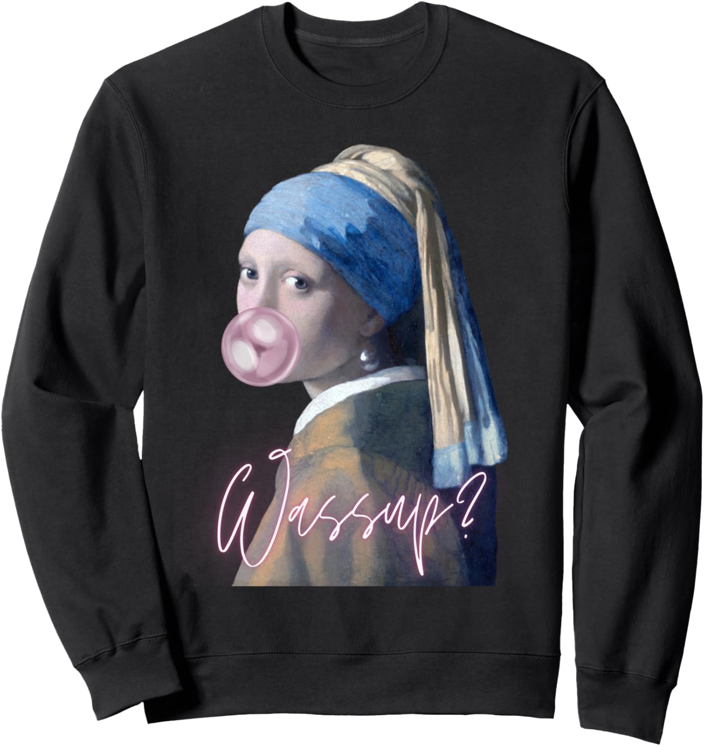 Толстовка с забавным рисунком «Девушка с жемчужной серьгой» в стиле Вермеера, черная Funny Altered Art
Толстовка с забавным рисунком «Девушка с жемчужной серьгой» в стиле Вермеера, черная Funny Altered Art