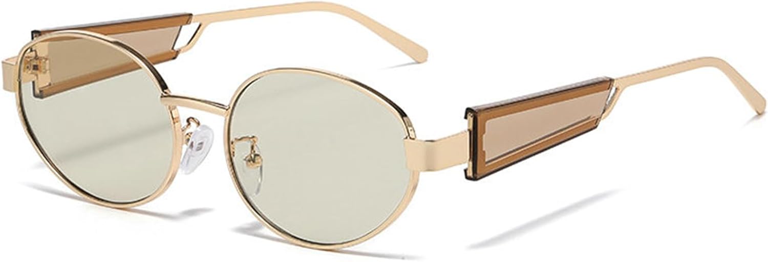 Солнцезащитные очки Willochra Fashion Oval для женщин, роскошная металлическая оправа, модные зеленые солнцезащитные очки для мужчин, классические винтажные круглые очки UV400, C9
Солнцезащитные очки Willochra Fashion Oval для женщин, роскошная металлическая оправа, модные зеленые солнцезащитные очки для мужчин, классические винтажные круглые очки UV400, C9