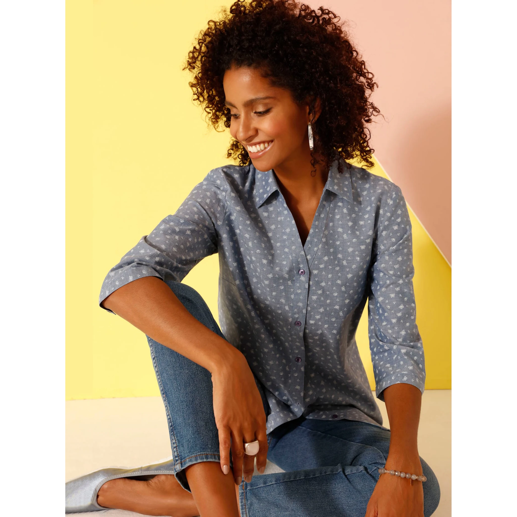 Джинсовая блузка Classic Basics, цвет Blue-Bleached
Джинсовая блузка Classic Basics, цвет Blue-Bleached