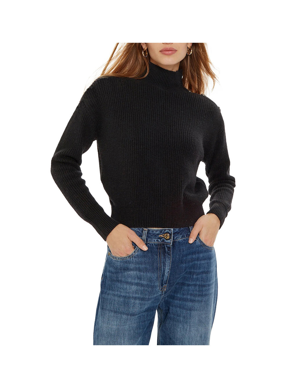 Черная женская рубашка Guess
Черная женская рубашка Guess