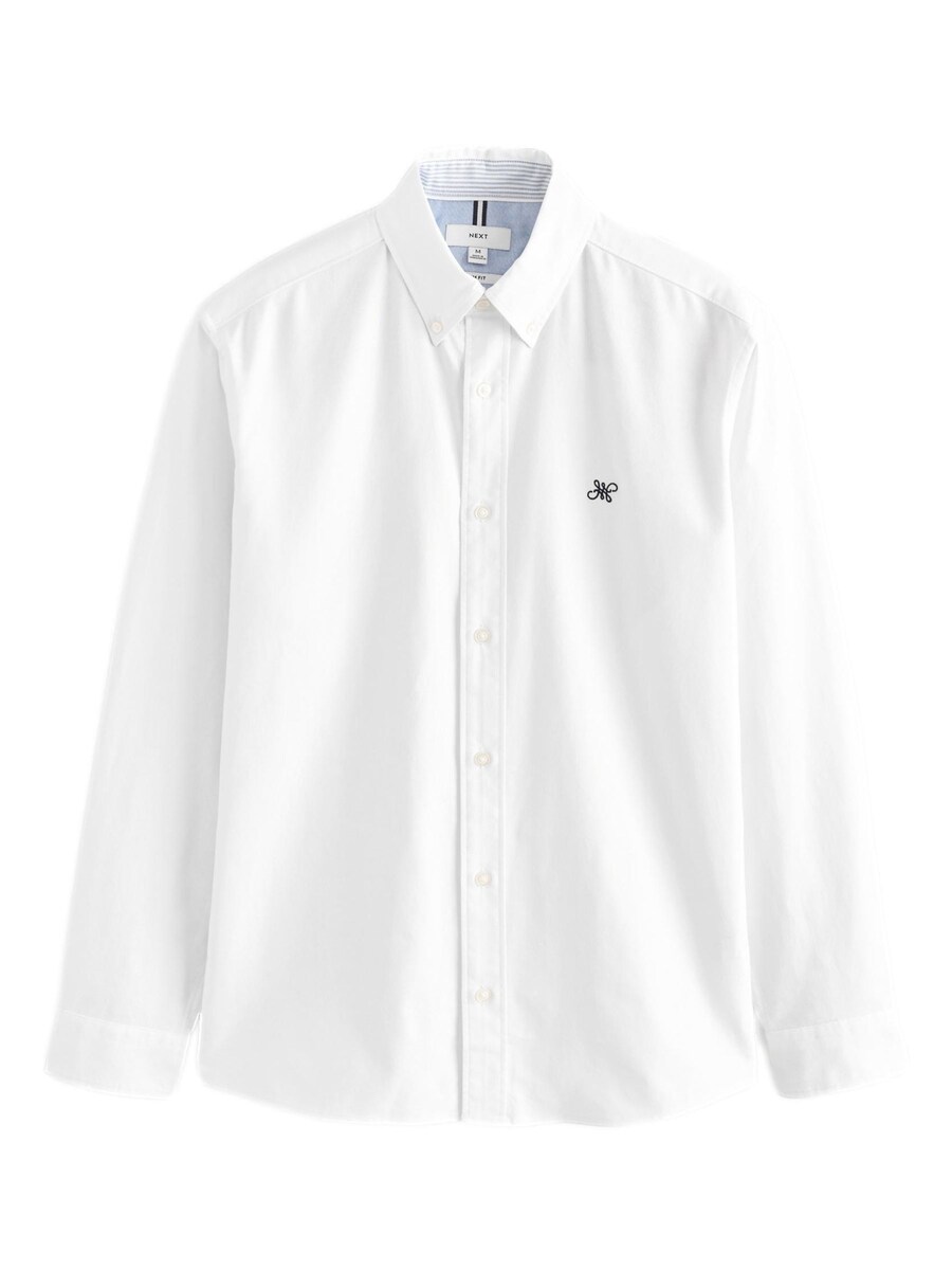 Приталенная рубашка на пуговицах Next, белый
Приталенная рубашка на пуговицах Next, белый