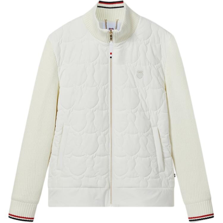 Стеганая куртка мужская однотонная белый K·Swiss
Стеганая куртка мужская однотонная белый K·Swiss