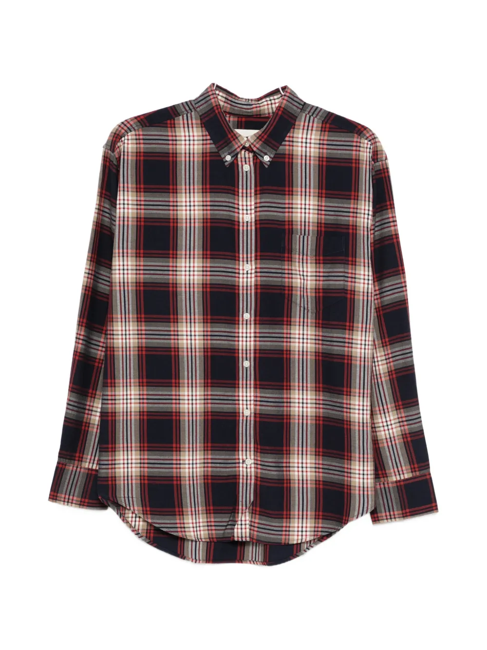 Фланелевая рубашка в клетку Gant, синий
Фланелевая рубашка в клетку Gant, синий