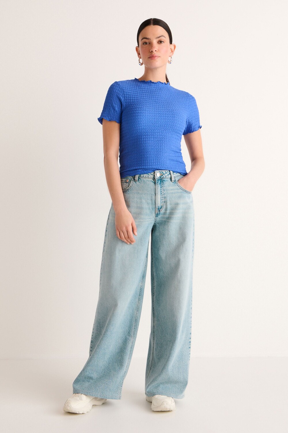 Широкие джинсы Next, синий
Широкие джинсы Next, синий