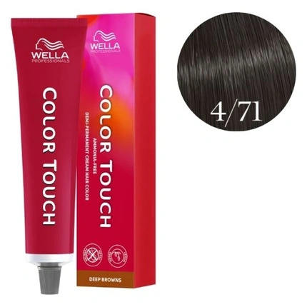 Color Touch Deep Browns 4/71 - 60 мл Wella
Color Touch Deep Browns 4/71 - 60 мл Wella