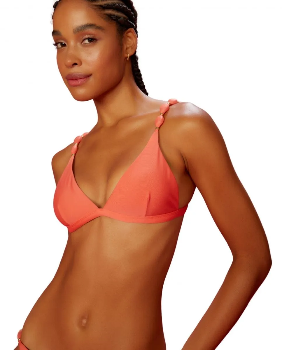 Мягкий однотонный треугольный верх бикини Blueman, розовый
Мягкий однотонный треугольный верх бикини Blueman, розовый