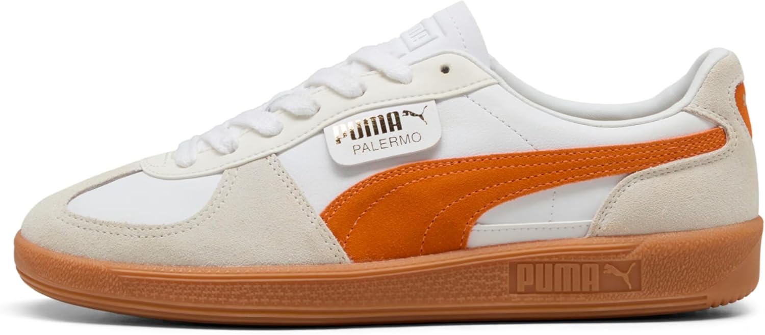 Мужские винтажные кроссовки Puma Palermo, белый/оранжевый/белый
Мужские винтажные кроссовки Puma Palermo, белый/оранжевый/белый