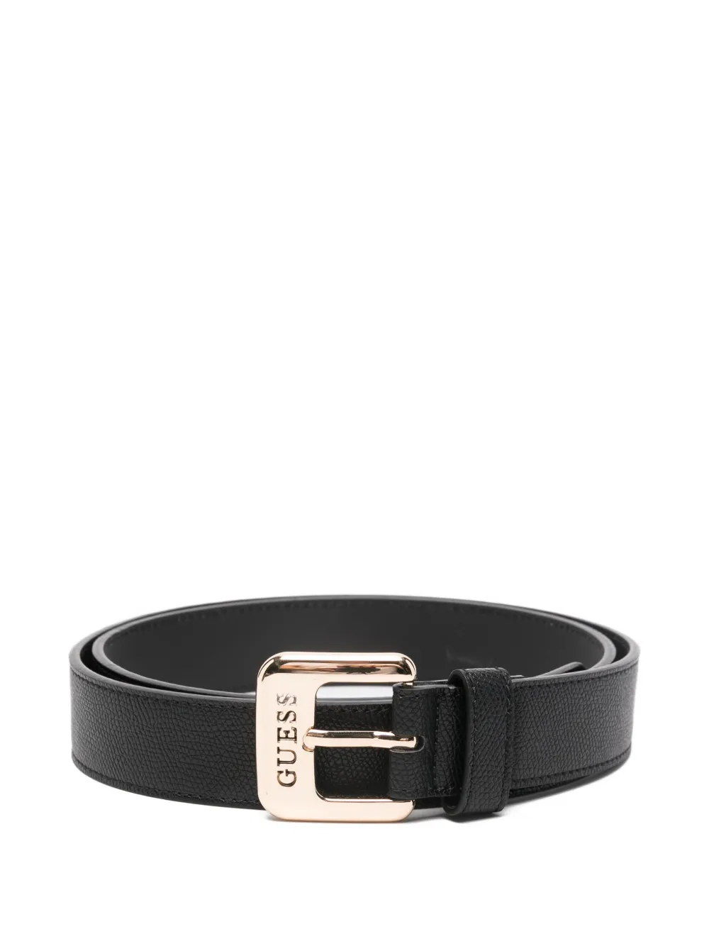 Кожаный ремень с гравированной эмблемой Guess Usa, черный
Кожаный ремень с гравированной эмблемой Guess Usa, черный