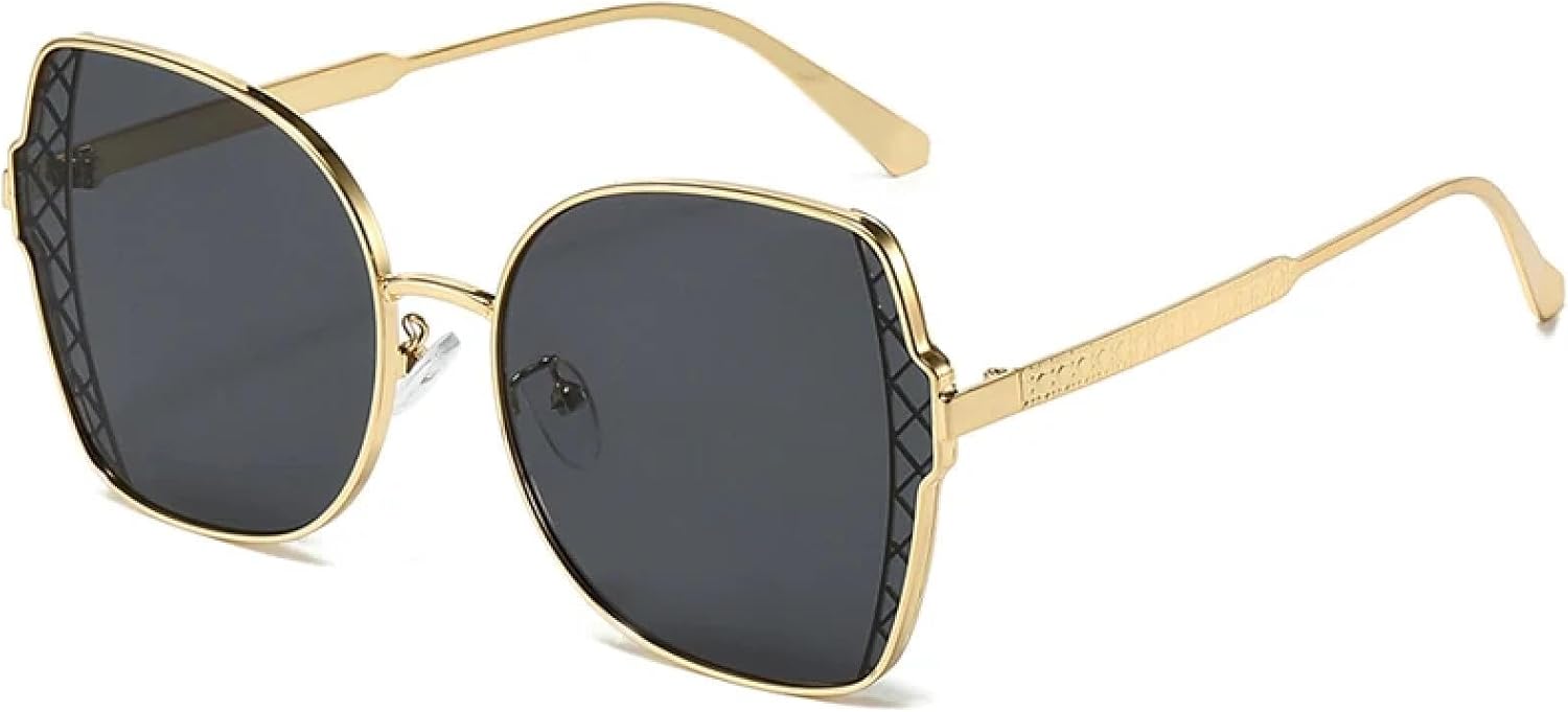 Модные солнцезащитные очки в металлической оправе для женщин и мужчин, винтажные, стильные, для уличной фотографии, солнцезащитные очки UV400 для женщин TKKTLLT, Gold Gray
Модные солнцезащитные очки в металлической оправе для женщин и мужчин, винтажные, стильные, для уличной фотографии, солнцезащитные очки UV400 для женщин TKKTLLT, Gold Gray