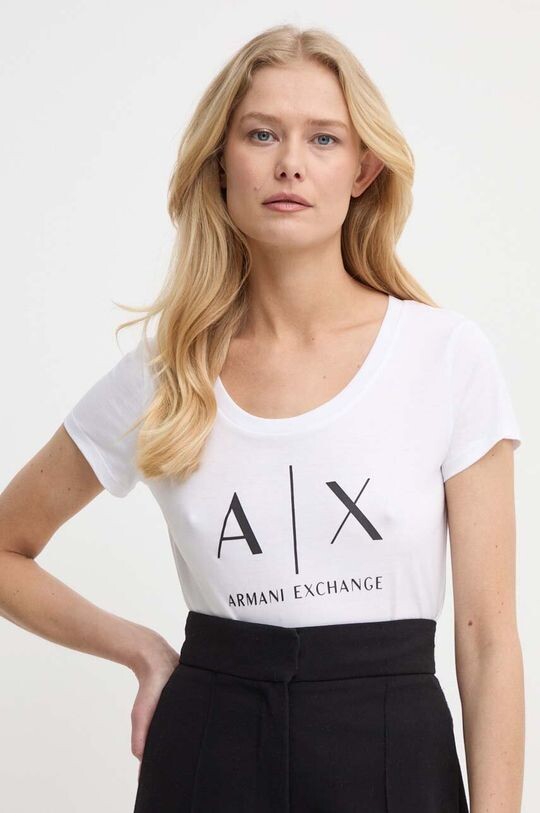 Хлопковая футболка Armani Exchange, белый
Хлопковая футболка Armani Exchange, белый