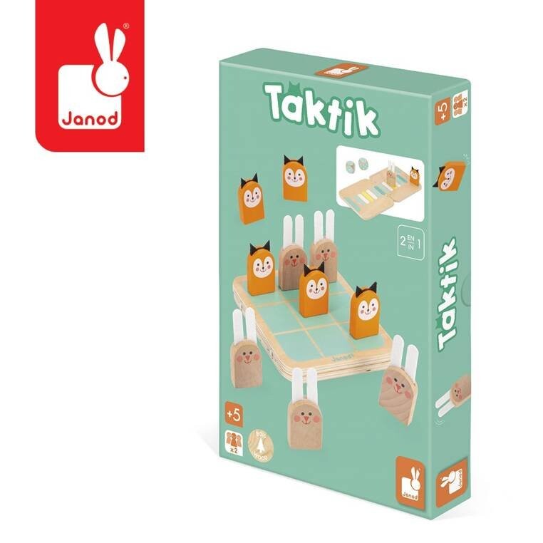 Крестики-нолики 2 в 1, Тактическая стратегическая игра Race Janod
Крестики-нолики 2 в 1, Тактическая стратегическая игра Race Janod