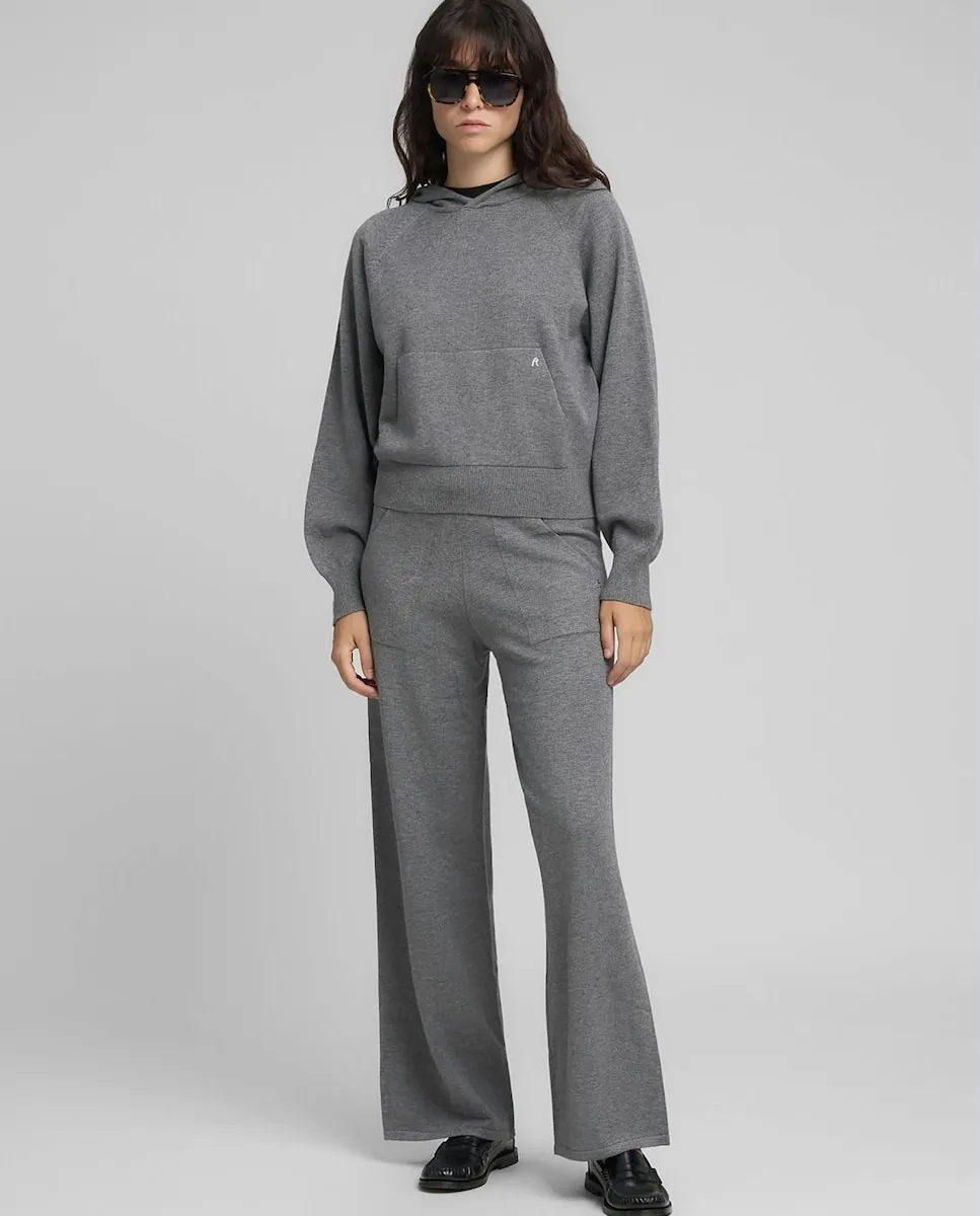 Женская толстовка с капюшоном и карманом-кенгуру Replay, серый
Женская толстовка с капюшоном и карманом-кенгуру Replay, серый