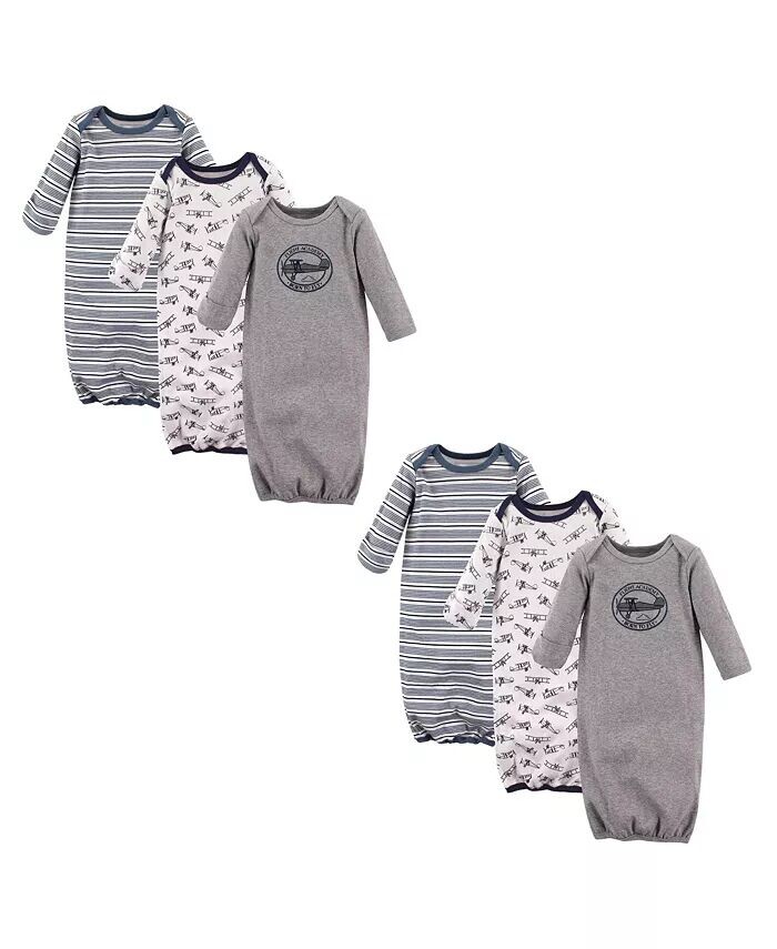 Хлопковые халаты для маленьких мальчиков, авиация, 6 предметов, 0–6 месяцев Hudson Baby, серый
Хлопковые халаты для маленьких мальчиков, авиация, 6 предметов, 0–6 месяцев Hudson Baby, серый