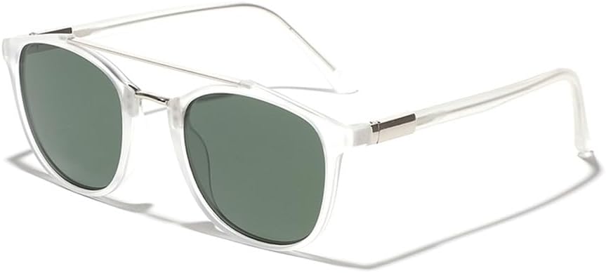 Модные солнцезащитные очки с двойной перемычкой для мужчин, круглые солнцезащитные очки, поляризованные очки для женщин, ацетатные, зеленые, коричневые, унисекс WNCKSQ, Clear Silver Green
Модные солнцезащитные очки с двойной перемычкой для мужчин, круглые солнцезащитные очки, поляризованные очки для женщин, ацетатные, зеленые, коричневые, унисекс WNCKSQ, Clear Silver Green