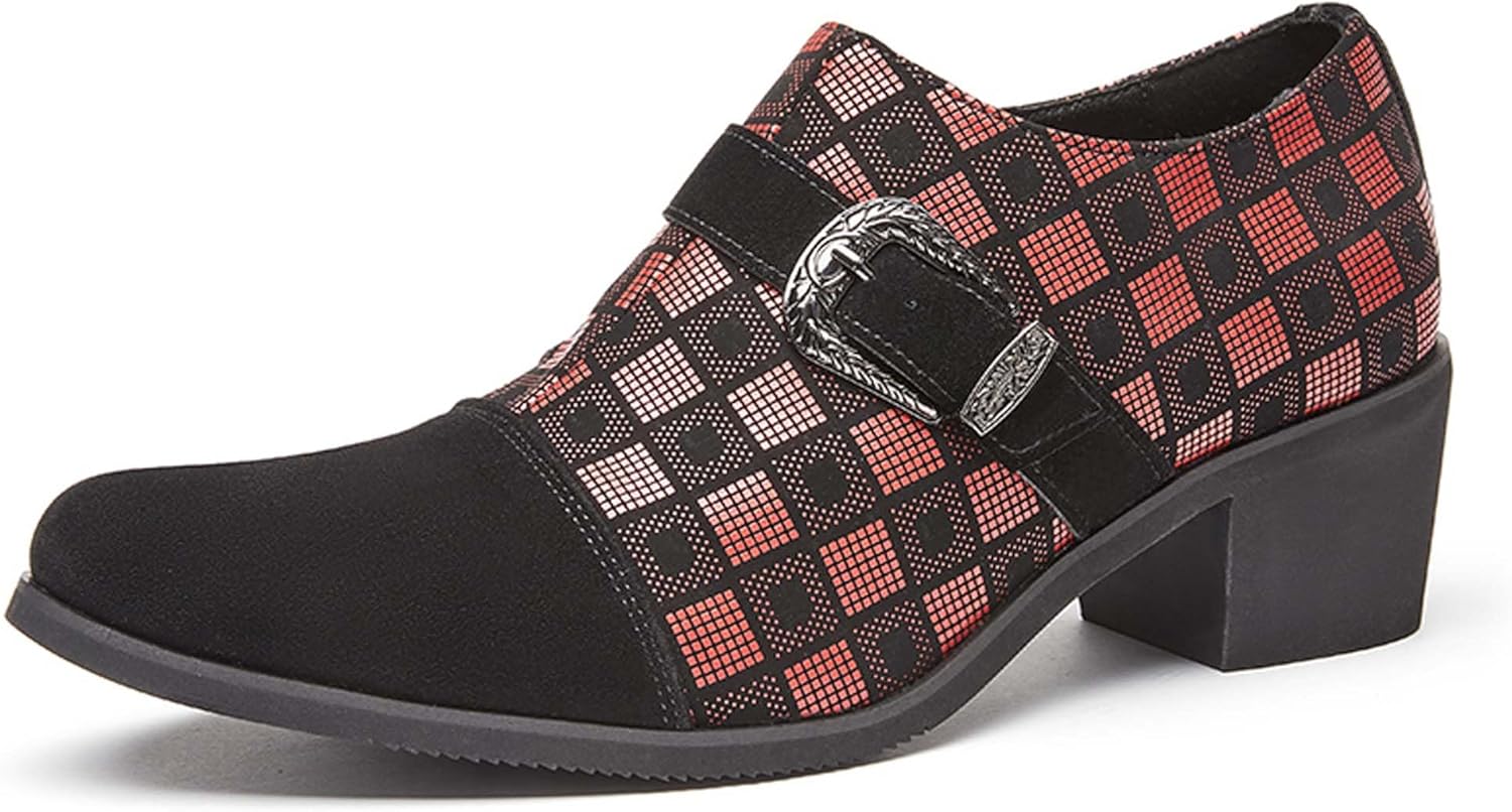 Мужские лоферы с массивным каблуком, ретро-застежкой, деловые формальные туфли, классические заостренные, для офиса, повседневные, для банкетов, свадеб, костюмов, платьев, кожаные туфли Generic, красный
Мужские лоферы с массивным каблуком, ретро-застежкой, деловые формальные туфли, классические заостренные, для офиса, повседневные, для банкетов, свадеб, костюмов, платьев, кожаные туфли Generic, красный