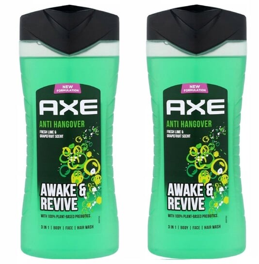 Против похмелья, гель для душа, 2х400мл Axe
Против похмелья, гель для душа, 2х400мл Axe