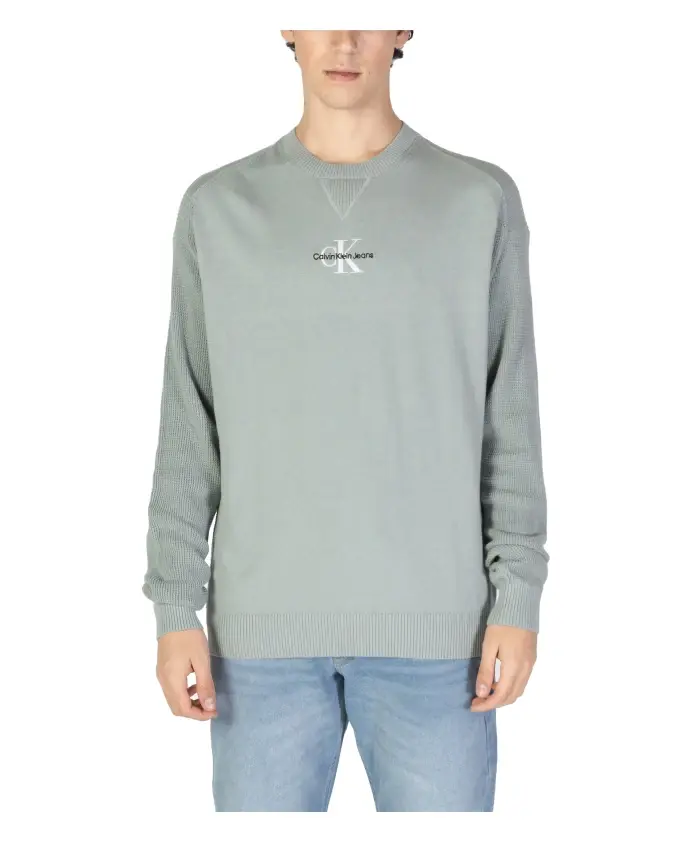 Хлопковая толстовка с длинными рукавами Calvin Klein Jeans, зеленый
Хлопковая толстовка с длинными рукавами Calvin Klein Jeans, зеленый