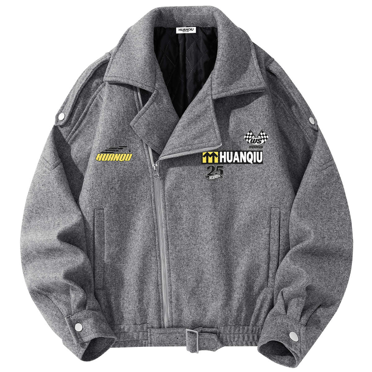 Куртка Unisex Lapel Thickened HUANQIU, серый fleece-lined
Куртка Unisex Lapel Thickened HUANQIU, серый fleece-lined