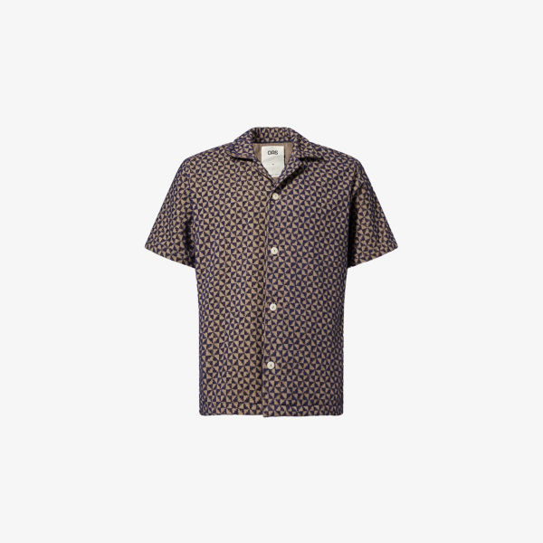 Рубашка Puzzle cuba Oas из хлопка с абстрактным принтом, серый/коричневый
Рубашка Puzzle cuba Oas из хлопка с абстрактным принтом, серый/коричневый