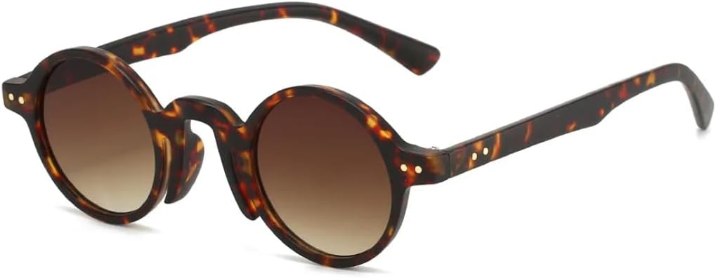 Ретро-солнцезащитные очки в маленькой круглой оправе для женщин и мужчин, роскошные, с заклепками, повседневные, с защитой от УФ-излучения UV400 (цвет «леопардовый чай») TVTBBVV, Leopard Tea
Ретро-солнцезащитные очки в маленькой круглой оправе для женщин и мужчин, роскошные, с заклепками, повседневные, с защитой от УФ-излучения UV400 (цвет «леопардовый чай») TVTBBVV, Leopard Tea