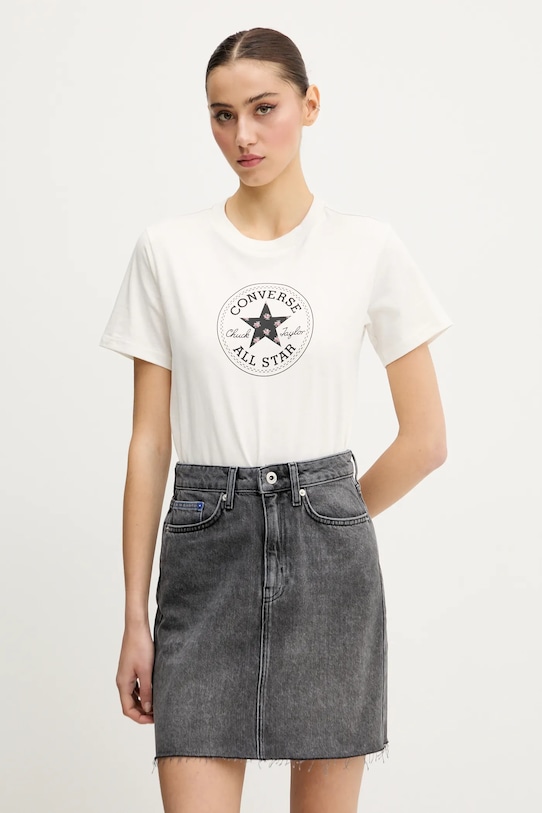 Хлопковая футболка Converse, белый
Хлопковая футболка Converse, белый