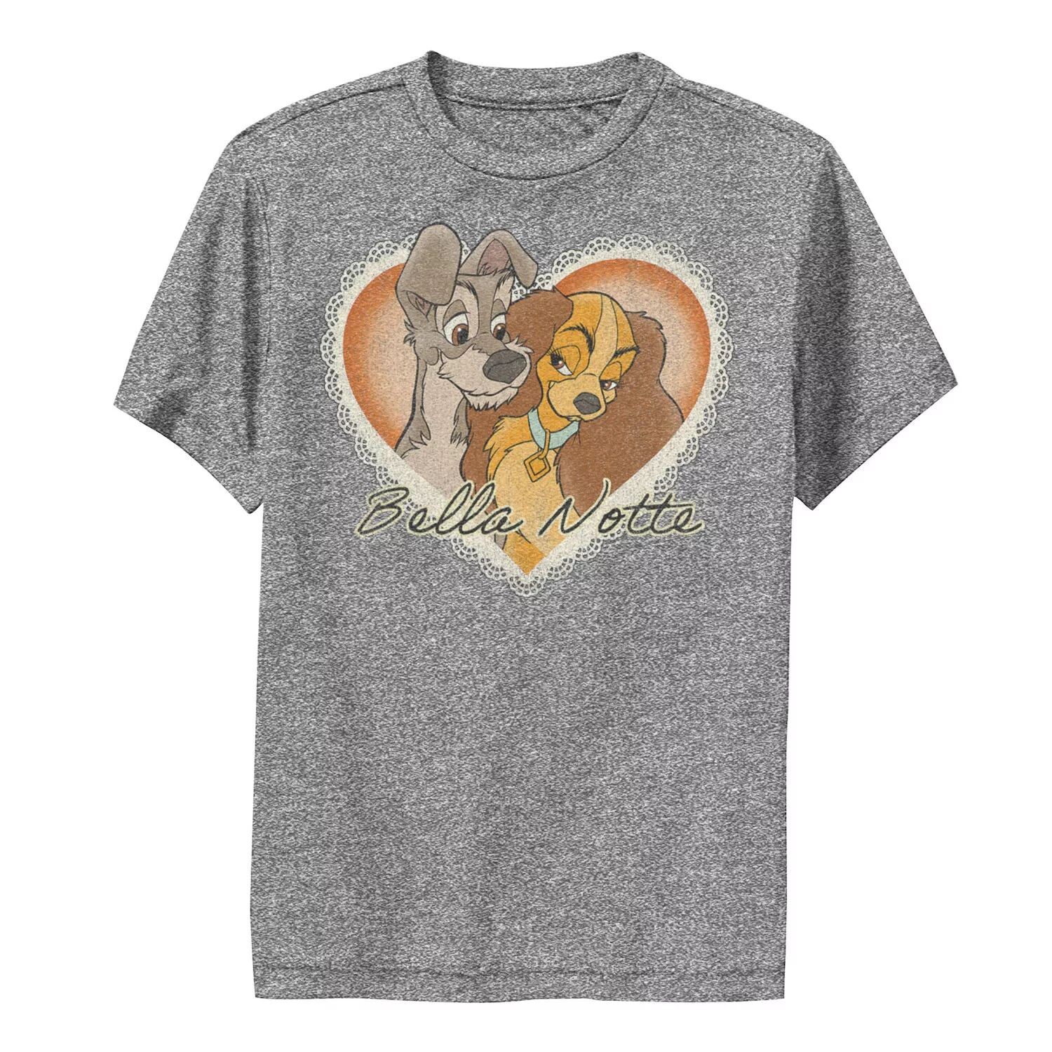 Винтажная футболка с рисунком Disney's Lady and The Tramp Boys 8–20 ко Дню святого Валентина Disney
Винтажная футболка с рисунком Disney's Lady and The Tramp Boys 8–20 ко Дню святого Валентина Disney