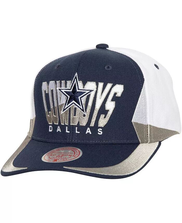 Мужская темно-синяя регулируемая шляпа Dallas Cowboys Retro Dome Pro Mitchell & Ness, синий 
Мужская темно-синяя регулируемая шляпа Dallas Cowboys Retro Dome Pro Mitchell & Ness, синий