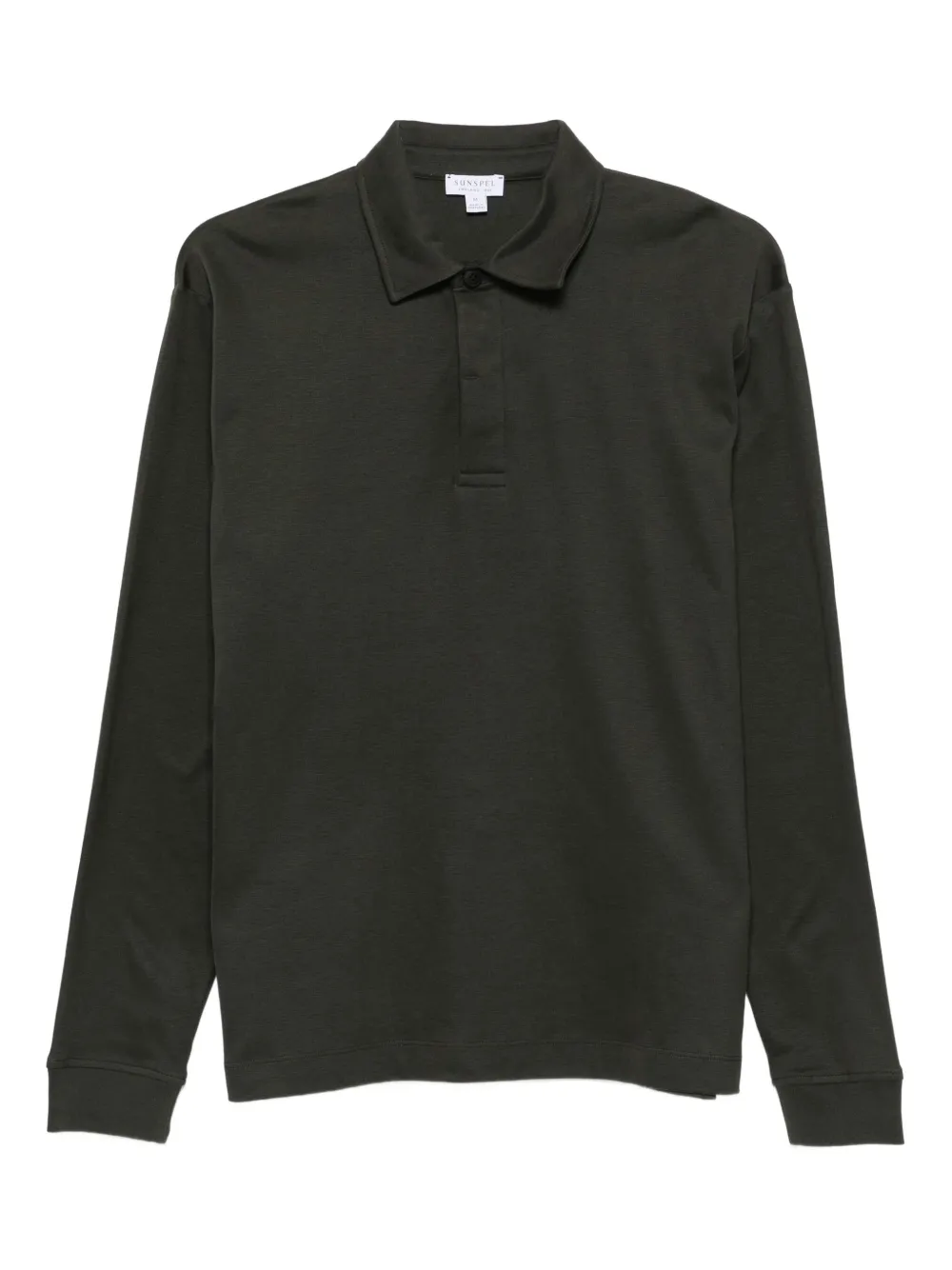 Поло с длинными рукавами Sunspel, зеленый
Поло с длинными рукавами Sunspel, зеленый