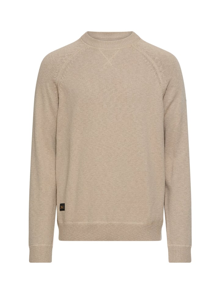 Бежевый вязаный свитер с круглым вырезом Camel Active
Бежевый вязаный свитер с круглым вырезом Camel Active