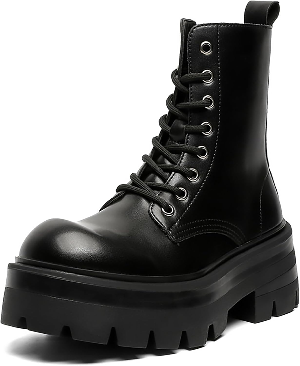 Мужские ботинки BWSEOBG с высокой платформой и массивным каблуком, шнуровкой, боковой молнией, короткие ботинки для модного повседневного ношения, уличной одежды и походов, черный
Мужские ботинки BWSEOBG с высокой платформой и массивным каблуком, шнуровкой, боковой молнией, короткие ботинки для модного повседневного ношения, уличной одежды и походов, черный