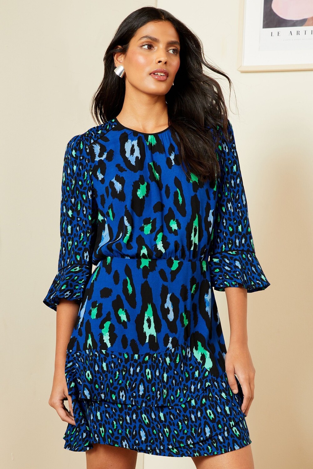 Расклешенное мини-платье с круглым вырезом и принтом Love & Roses, синий
Расклешенное мини-платье с круглым вырезом и принтом Love & Roses, синий