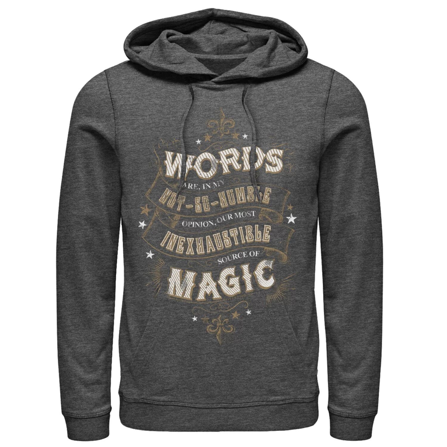Мужской пуловер с капюшоном Words is Magic Harry Potter
Мужской пуловер с капюшоном Words is Magic Harry Potter