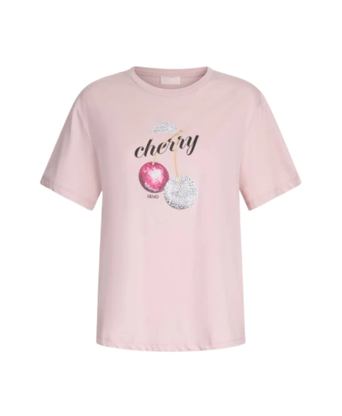 Футболка с графическим принтом из хлопка. Liu Jo, розовый
Футболка с графическим принтом из хлопка. Liu Jo, розовый