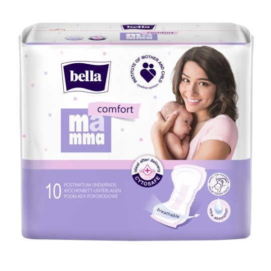Белла, Прокладки послеродовые MAMMA Comfort, 10 шт., Bella
Белла, Прокладки послеродовые MAMMA Comfort, 10 шт., Bella