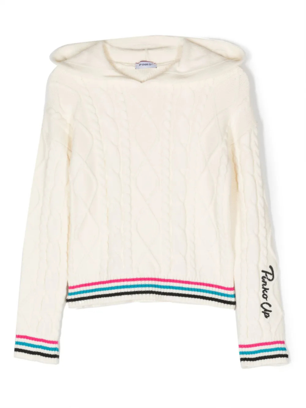 Pinko Kids джемпер с капюшоном и вышитым логотипом, нейтральный
Pinko Kids джемпер с капюшоном и вышитым логотипом, нейтральный