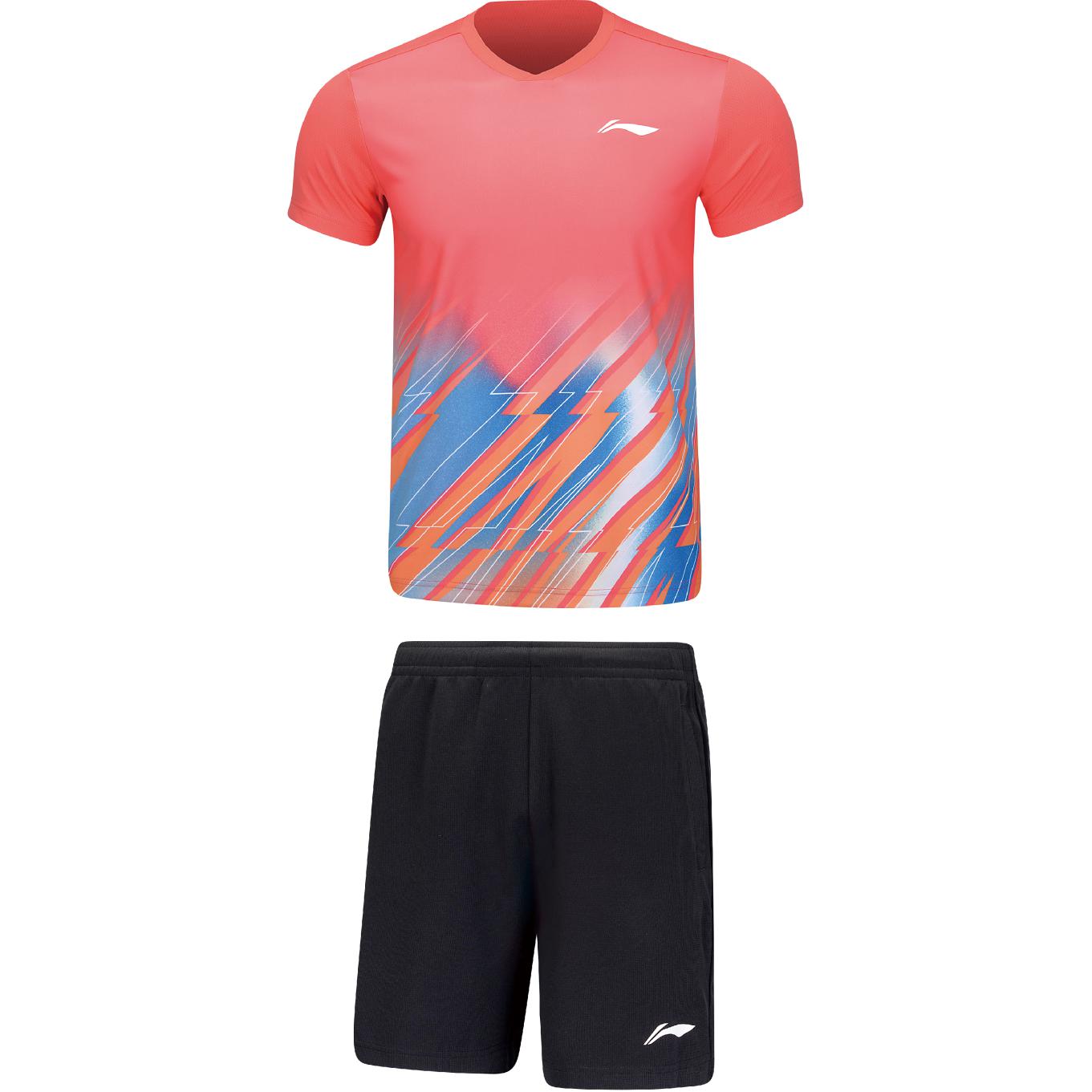 Серия бадминтон сет футболка для бадминтона унисекс LINING, красный/черный
Серия бадминтон сет футболка для бадминтона унисекс LINING, красный/черный