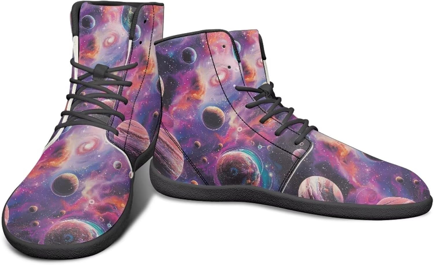 Высокие минималистичные кроссовки для мужчин с рисунком «Звездное небо», с нулевым перепадом высоты подошвы, легкие, для бега и ходьбы Watdotory, Universe Pattern
Высокие минималистичные кроссовки для мужчин с рисунком «Звездное небо», с нулевым перепадом высоты подошвы, легкие, для бега и ходьбы Watdotory, Universe Pattern