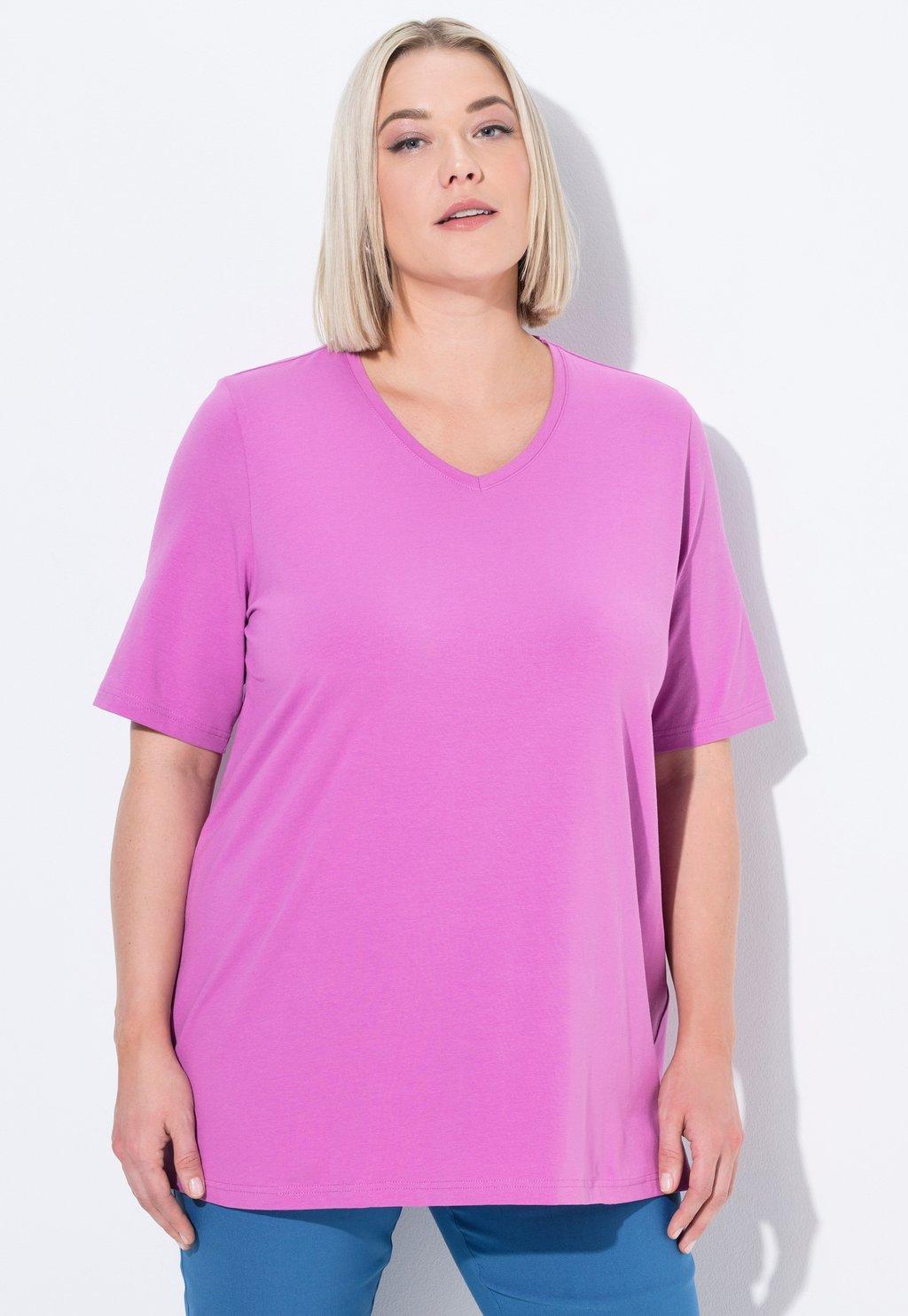 Базовая футболка V-AUSSCHNITT HALBARM Ulla Popken, светло-розовый
Базовая футболка V-AUSSCHNITT HALBARM Ulla Popken, светло-розовый