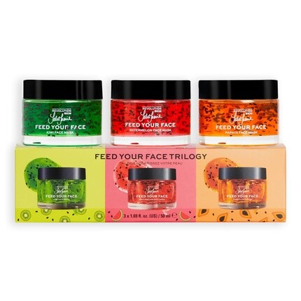 Revolution Skincare X Jake Jamie Fruity Mask Трио масок для лица с арбузом, киви и папайей
Revolution Skincare X Jake Jamie Fruity Mask Трио масок для лица с арбузом, киви и папайей