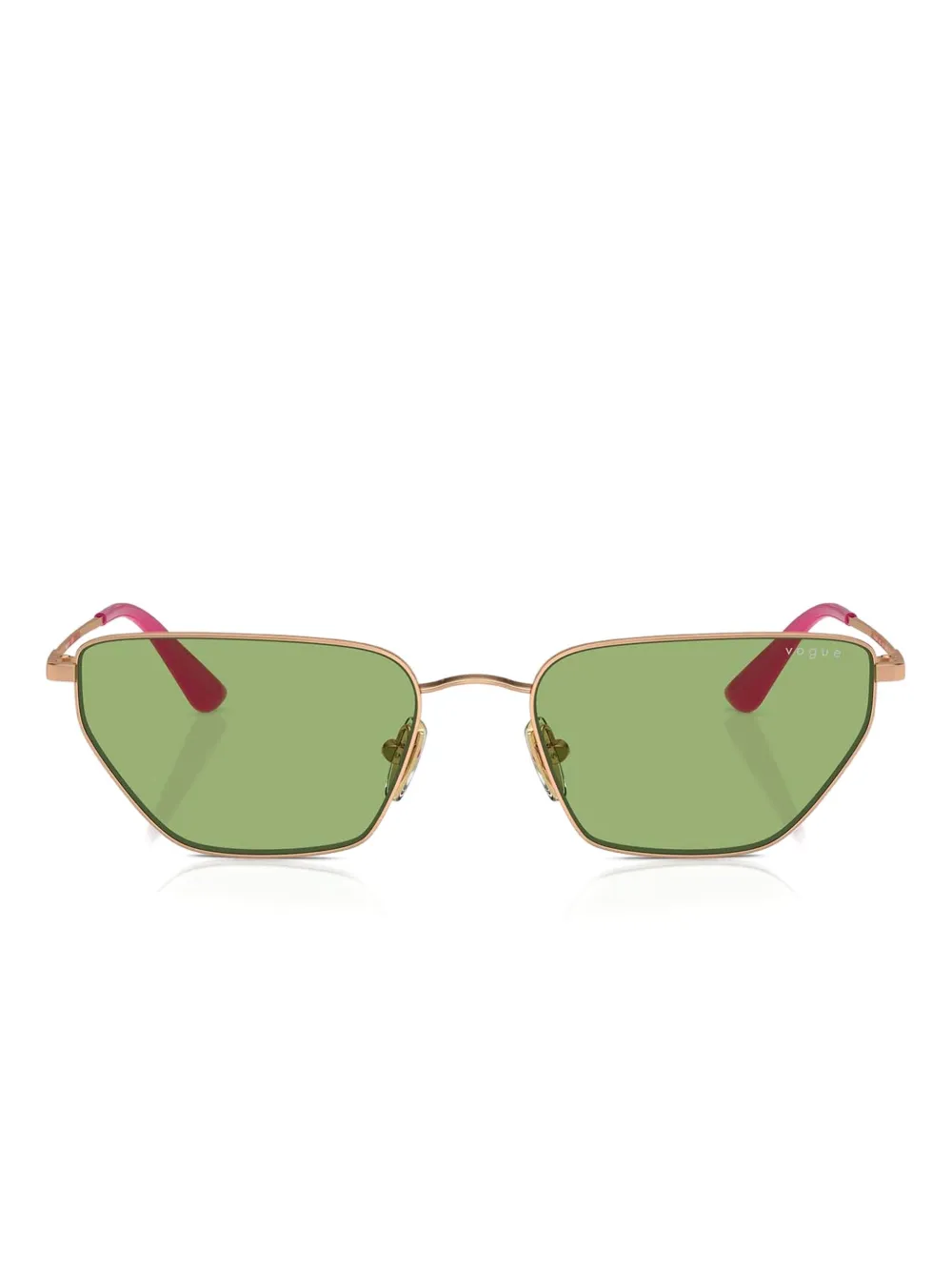 Солнцезащитные очки в геометричной оправе Vogue, золотистый
Солнцезащитные очки в геометричной оправе Vogue, золотистый
