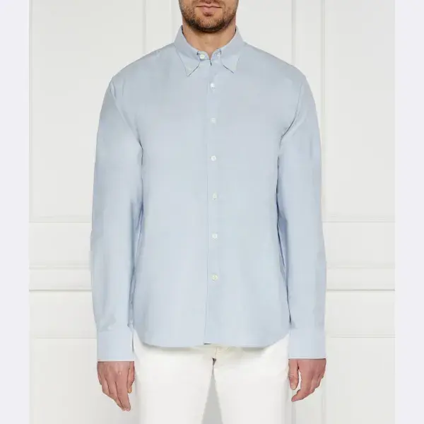 Повседневная оксфордская рубашка стандартного кроя Oscar Jacobson, синий
Повседневная оксфордская рубашка стандартного кроя Oscar Jacobson, синий