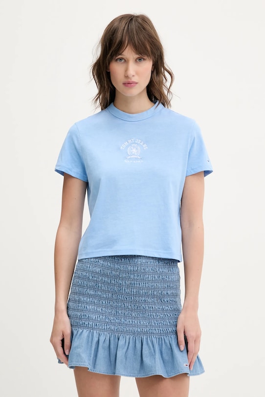 Хлопковая футболка Tommy Jeans, синий
Хлопковая футболка Tommy Jeans, синий