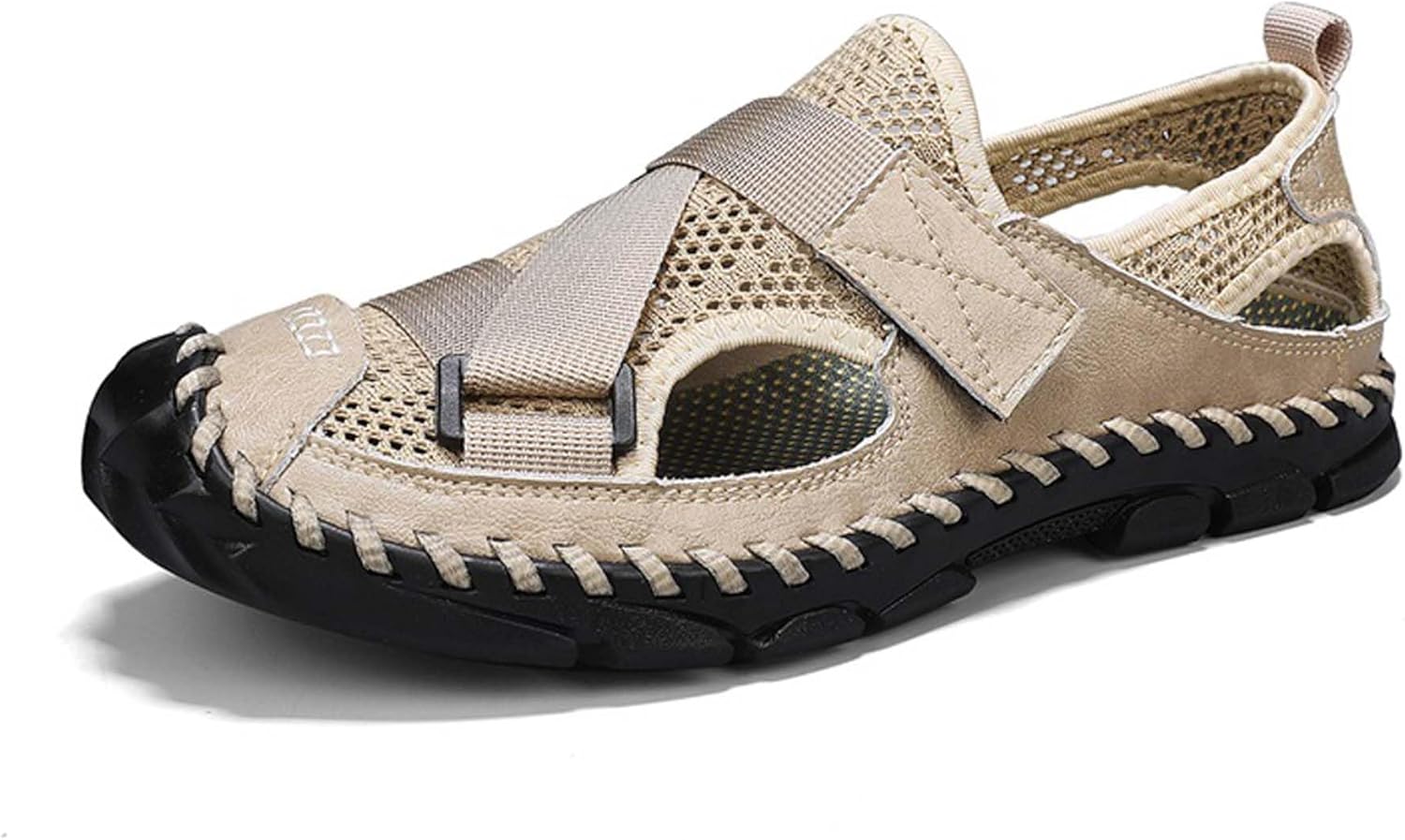 Мужские премиальные модные сетчатые сандалии Мужские босоножки Регулируемые на липучке Ручная строчка Защита пальцев Повседневные прогулочные сандалии Амфибийные Мягкие и дышащие Противоскользящие Износостойкие Прочные Vtiao, бежевый
Мужские премиальные модные сетчатые сандалии Мужские босоножки Регулируемые на липучке Ручная строчка Защита пальцев Повседневные прогулочные сандалии Амфибийные Мягкие и дышащие Противоскользящие Износостойкие Прочные Vtiao, бежевый