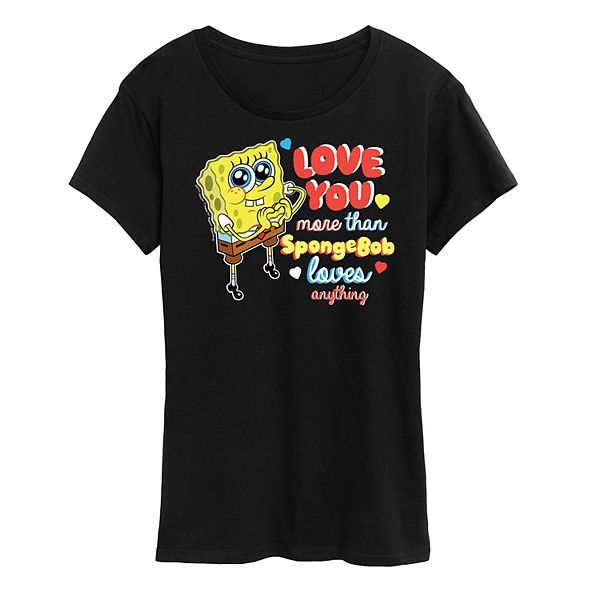 Женская футболка с принтом Spongebob Squarepants Love You More Nickelodeon, Black, Черный, Женская футболка с принтом Spongebob Squarepants Love You More Nickelodeon, Black
Женская футболка с принтом Spongebob Squarepants Love You More Nickelodeon, Black, Черный, Женская футболка с принтом Spongebob Squarepants Love You More Nickelodeon, Black