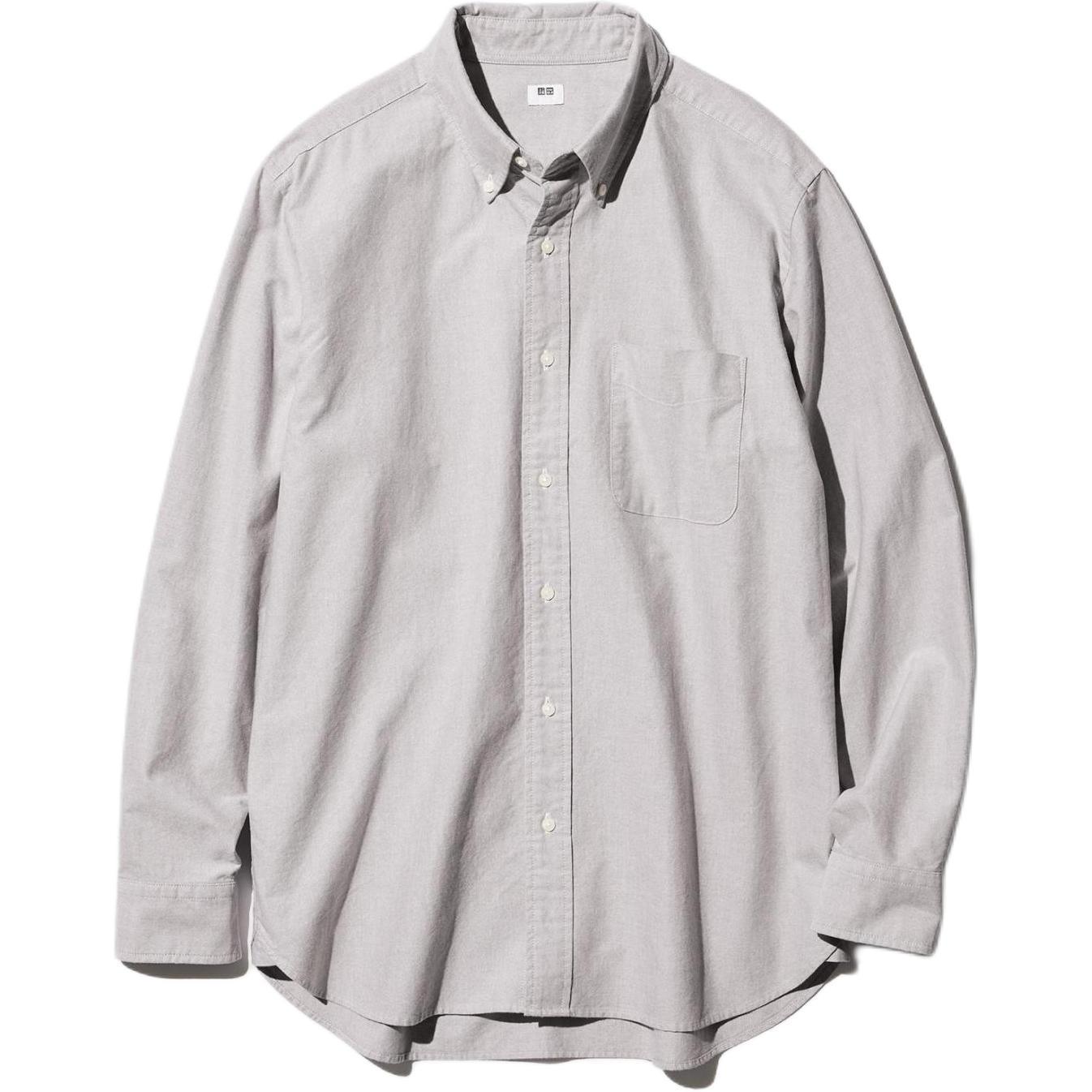 Рубашка Unisex Lead Gray UNIQLO, серый
Рубашка Unisex Lead Gray UNIQLO, серый
