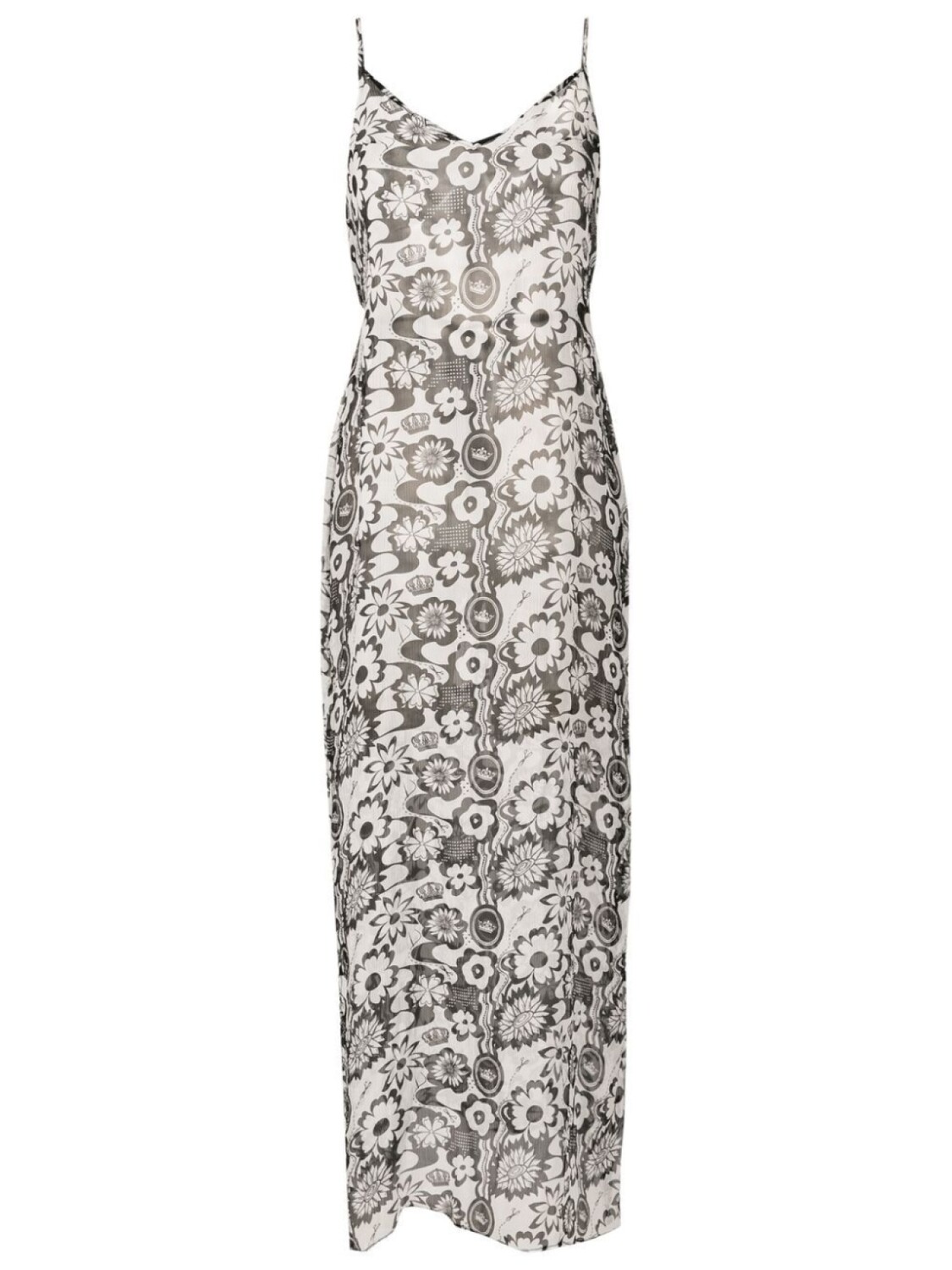 Amir Slama пляжное платье с цветочным принтом, белый
Amir Slama пляжное платье с цветочным принтом, белый