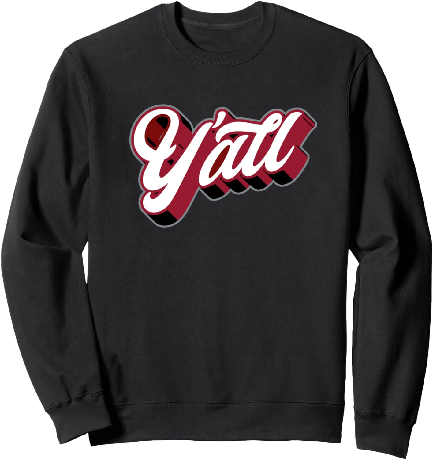 Забавная толстовка с надписью Y'all в стиле южного кантри Uncle Hoss' Southern & Christian Gear, черный
Забавная толстовка с надписью Y'all в стиле южного кантри Uncle Hoss' Southern & Christian Gear, черный