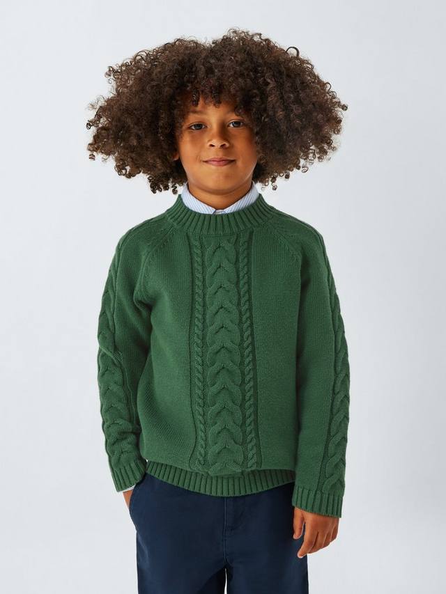 Детский джемпер с вязкой косой John Lewis Heirloom Collection, Forest Walk
Детский джемпер с вязкой косой John Lewis Heirloom Collection, Forest Walk